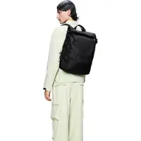 Rains - Mærker - Trail Mountaineer Rolltop W3 Black til Unisex - Sort