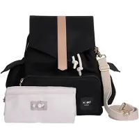 Kaos Pusletaske - Ransel - Sort/Natural - - OneSize - Pusletaske