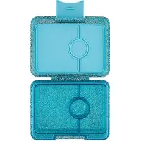 Yumbox Madkasse m. 3 Rum - Bento Snack - 480 ml - Twinkle Teal - - OneSize - Madkasse