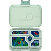 Yumbox Madkasse m. 5 Rum - Bento Tapas - 993 ml - Sage Green/Jun - - OneSize - Madkasse
