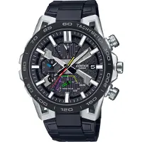Casio Herreur EQB-2000DC-1AER Edifice Sort/Stål Ø47.8 mm