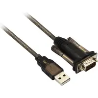 ACT AC6000 seriekabel sort 1,5 m USB Type-A til DB-9 (AC6000)