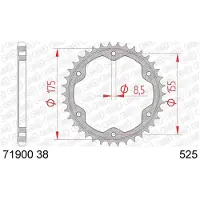 Afam 71900 Bagtandhjul