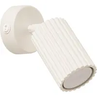 Sollux KULSTOF VÆGLAMPE 1 GU10 BEIGE ALU SL.1598