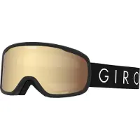 Giro Moxie Flash Goggle, Sort, Kvinder, Sfærisk linse, Polykarbonat, Sort, Guld, Gul