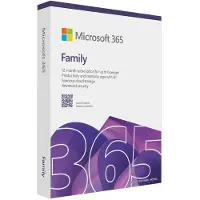Microsoft 365 Family, 1 license, 1 Year Subscription - Medialess Box - English