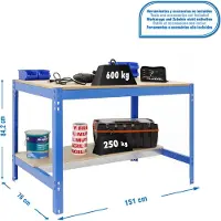 Simonwork (bancos De Trabajo) Bt0 Metalhylde 842x1510x760 Mm