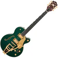 Gretsch Broadkaster Jr. LX Figured Center Block with String-Thru Bigsby & Gold Hardware Tropic Aura