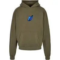 Mister tee Le Papillon Heavy Oversize Hættetrøje