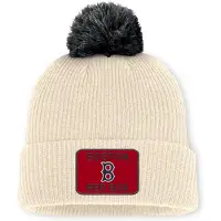 Nike Mlb Boston Red Sox Yarn Peak Standard Cuff Pom Beanie