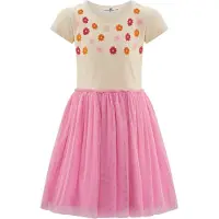 Happy girls Kjole beige / pink / rød