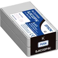 Epson SJI-C-22-P-(K) Blækpatron sort S020601 Modsvarer: N/A
