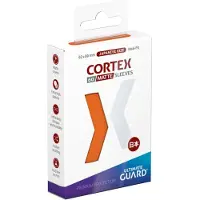 Ultimate Guard Cortex Yttre kort ärmar 60 japansk storlek TCG-ärmar 62 x 89 mm orange bakmatt matt slut ingen PVC och syrofri hög tydlighet