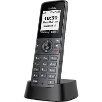 Yealink W71H, DECT telefon, Trådløs håndsæt, Højttalertelefon, 100 entries, Nummervisning, Sort
