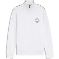 BOSS Sweatshirt i bomuldsblanding med tennisgrafik