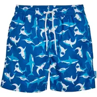 Playshoes Badeshorts blå / lyseblå / hvid