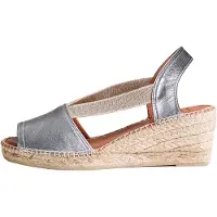 Toni pons Espadrillaer sølv