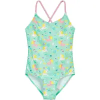 Playshoes Badedragt 'Einhorn' gul / mint / pink / hvid