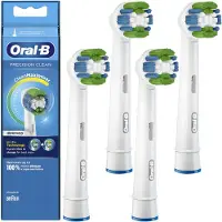 Oral-B Braun EB20-4 Precision Clean Pro Dantų Šepetėlio Galvutės, 4 Vnt.