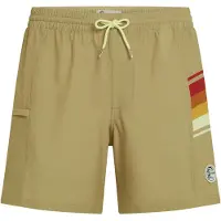 O'Neill Badeshorts sand / rød / hvid