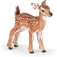 Papo -hand -malet -figur -wild Animal Kingdom -White -tailed fawn -50219 -Collectible -For Children -Egnet til drenge og piger -fra 3 ?r gamle