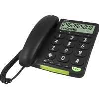 Doro PhoneEasy 312cs telefon med store knapper, sort