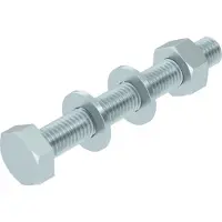 OBO SKS 10x80 F sekskantskrue, møtrik ** skiver + fjederskive M10x80 6418250