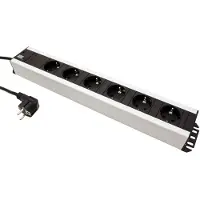 Bachmann 6-vejs 90.19" kompatibel, sort 2,0 m. uden kontakt