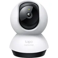 TP-LINK Tapo C220, IP-sikkerhedskamera, Indendørs, Trådløs, Skrivebord, Hvid, Sort, Sfærisk