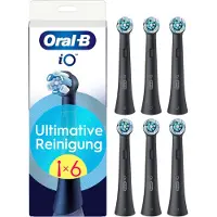 Procter & Gamble iO Ultimate Clean 6-pack - Svart / Børstehoveder til iO / Udskiftningshoveder