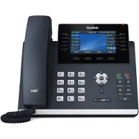 Yealink SIP-T46U - VoIP-telefon med opkalds-ID - 3-vejs opkaldskapacitet - SIP, SIP v2 - 16 linjer - klassisk grå