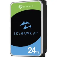Seagate SkyHawk AI ST24000VE002 - Harddisk - 24 TB - intern - 3.5 - SATA 6Gb/s - buffer: 512 MB - med 3 års Rescue Data Recovery
