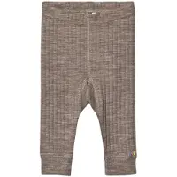 Joha Leggings - Uld - Brunmeleret - - 140 - Leggings - Uld