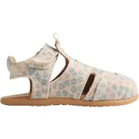 Wheat Sandaler - Barefoot Nolan - Powder Blue Flowers - - 24 - Sandal