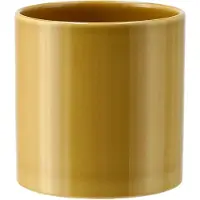 Scandi Living Sleek krukke Ø12 cm Mustard