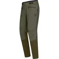 Norrøna - Vandretøj - Fjora Flex1 Pants M Olive Night til UnisexNylon - Størrelse M - Kaki
