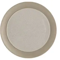 Scandi Living Fossil asiet Ø21 cm Beige