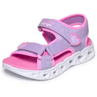 SKECHERS Sandaler m. Lys - Girls Heart - Lavender/Pink - - 32 - Sandal