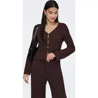 ONLY Cardigan 'ONLILSE' mørkebrun