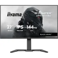 Iiyama G-MASTER Black Hawk GB2741HSU-B1 - LED-skærm - gaming - 27 - 1920 x 1080 Full HD (1080p) @ 144 Hz - IPS - 350 cd/m² - 1500:1 - 1 ms - HDMI, D