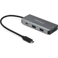 StarTech.com 4 Port Usb C Hub Usb-c 3.2 Gen 2 (3.1 Gen 2) Usb 3.2 Gen 2 (3.1 Gen 2) Type-a, Usb 3.2 Gen 2 (3.1 Gen 2) Type-c