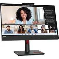 Lenovo ThinkVision T24mv-30 23,8" FHD-USB-C-skærm mikrofon, webkamera