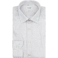Olymp Level 5 Skjorte Print Beige måle