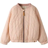 Lil´ Atelier Overgangsjakke lysebeige / lys pink