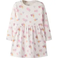 Name it Kjole creme / lilla / orange / pink