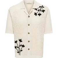Only & Sons Cardigan 'ONSTEGAN' lysegrå / sort
