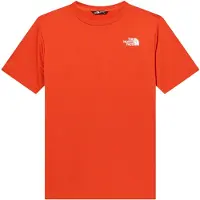 The North Face - Under 6 år - Teen New 24/7 SS Tee Lava Red til UnisexUld - Børnetoj Størrelse XS - Rød