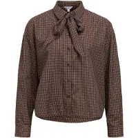 Object Bluse 'OBJPerry' lysebeige / choko
