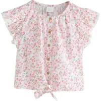 Next Bluse pink / rød / hvid