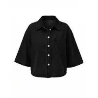 Imily Bela Bluse black denim